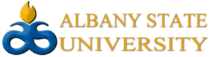 The logo for Albany state University